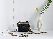 Chanel Vanity With Chain Mini Black, size 10.5 × 8.5 × 7 cm - 2