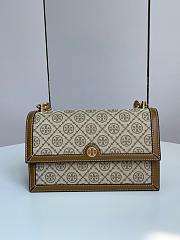 Tory Burch Women's T Monogram Jacquard Mini Bag 23 cm - 1