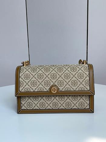 Tory Burch Women's T Monogram Jacquard Mini Bag 23 cm