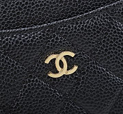 Chanel Classic card holder with gold hardware - 5