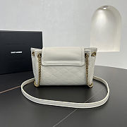 Saint Laurent Mini Nolita Crossbody in white size 18 X 13 X 6 cm - 2