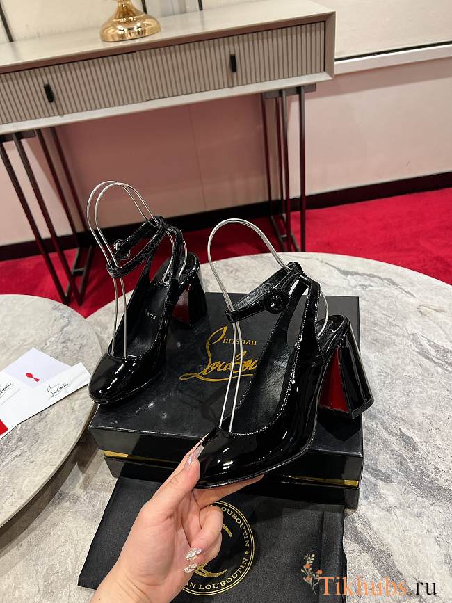 Christian Louboutin 85mm Miss Sab Patent Pumps  - 1