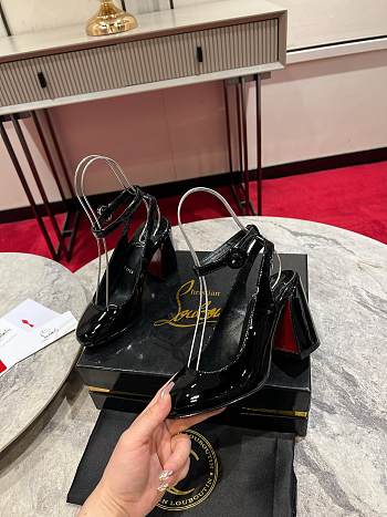 Christian Louboutin 85mm Miss Sab Patent Pumps 