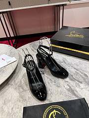 Christian Louboutin 85mm Miss Sab Patent Pumps  - 6