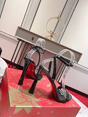 Christian Louboutin heeled sandals in black patent leather 10 cm - 3