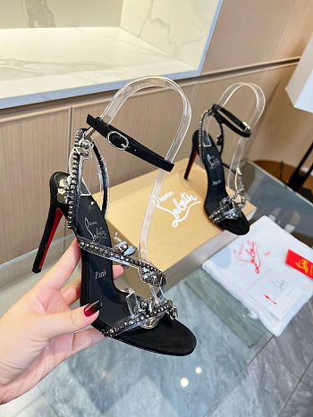 Christian Louboutin Joli Queen 100 embellished sandals