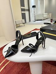 Christian Louboutin Slingyzip 100 leather slingback pumps - 1