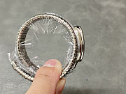 Serpenti Tubogas single spiral watch in stainless steel case and bracelet with silver 101828  - 4