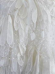Zimmermann Rhythmic Fluted tulle mini dress in white - 4