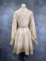 Zimmermann Illuminate Buttoned Mini Dress  - 6