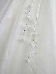 Zimmermann Natura linen and silk corset midi-dress in white - 4