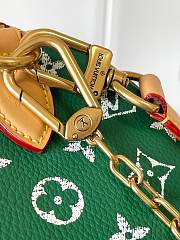 Louis Vuitton Calfskin Monogram Speedy P9 Bandouliere 25 in green M24423 25x15x15 cm - 3