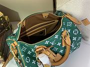 Louis Vuitton Calfskin Monogram Speedy P9 Bandouliere 30 in green M14077 - 2