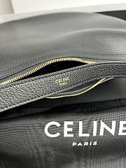 Celine Medium Heloïse bag in black supple grained calfskin 30 x28.5x8 - 2