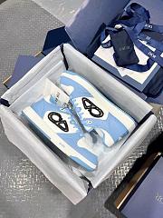 Dior B57 Dribble Lowtop Sneaker in light blue and white - 6