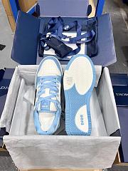 Dior B57 Dribble Lowtop Sneaker in light blue and white - 2
