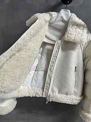 Moncler Rubrouk Patent Craquele Jacket  - 4