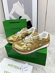 Bottega Veneta Gold Orbit Sneakers - 1