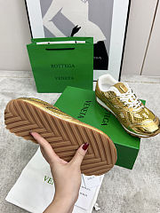 Bottega Veneta Gold Orbit Sneakers - 6