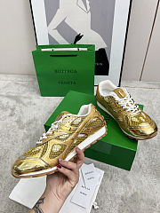 Bottega Veneta Gold Orbit Sneakers - 5