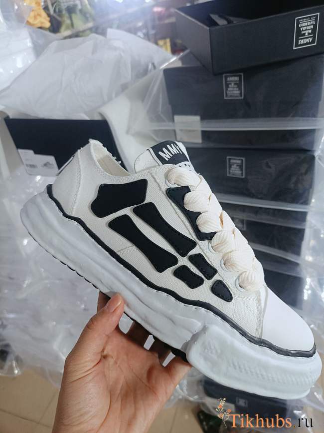 Amiri x Mihara Yasuhiro MMY Shoes White and Black. - 1
