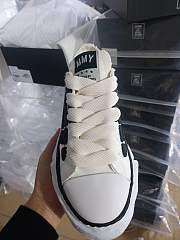 Amiri x Mihara Yasuhiro MMY Shoes White and Black. - 2
