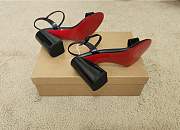 Christian Louboutin Women's Black Miss Jane 85 Patent Sandal  - 3