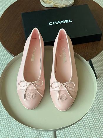 Chanel Pink Women's Ballerina Shoes