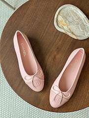 Chanel Pink Women's Ballerina Shoes - 2