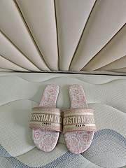 Christian Dior Slide Sandals Light Pink  - 1