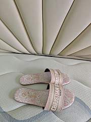 Christian Dior Slide Sandals Light Pink  - 5