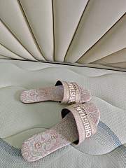 Christian Dior Slide Sandals Light Pink  - 2