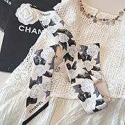 Chanel scarf black and white - 5