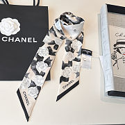 Chanel scarf black and white - 3