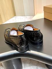 Christian Louboutin Urbino Moc loafers in black crocodile-embossed calfskin - 4