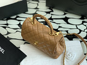 Chanel Caviar Coco Flap Dark Beige Crossbody Bag 23 cm - 6