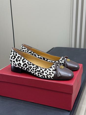Valentino Garavani leopard print ballet flats 