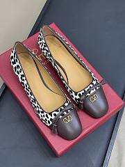 Valentino Garavani leopard print ballet flats  - 3