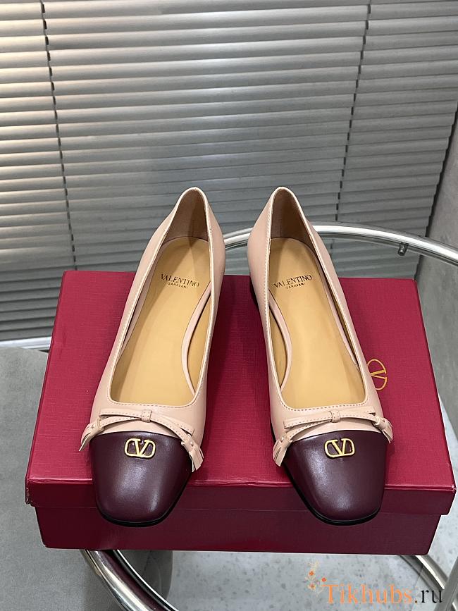 Valentino Valet Du Roi Ballet Flats in rose - 1