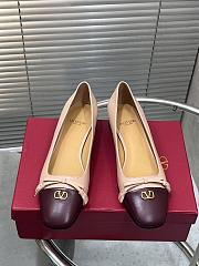 Valentino Valet Du Roi Ballet Flats in rose - 1