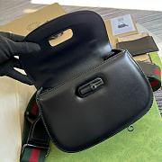 Gucci Bamboo Black 21x15x7cm - 4