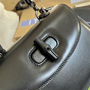 Gucci Bamboo Black 21x15x7cm - 6