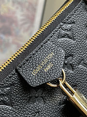  Louis Vuitton Sac Sport bag in black Monogram Empreinte embossed leather 27×22×10.5cm - 4