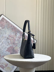  Louis Vuitton Sac Sport bag in black Monogram Empreinte embossed leather 27×22×10.5cm - 2