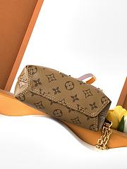 Louis Vuitton Monogram Reverse Atlantis BB Handbag Brown 17.0 x 17.0 x 7.0  - 3