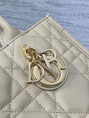 Dior Book Tote bag in light brown calfskin leather 26x12x21 cm - 2