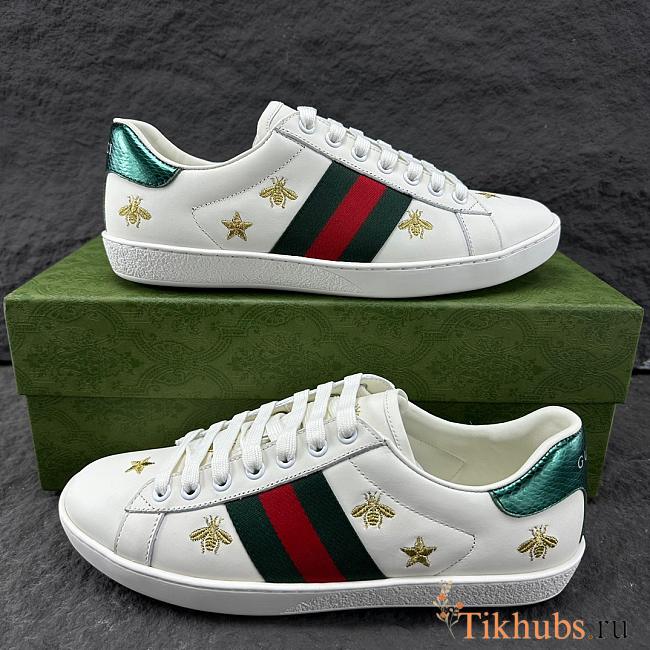Gucci Ace Embroidered 'Bees and Stars' Sneaker - 1
