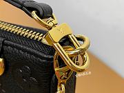  Louis Vuitton Easy Pouch On Strap bag in black Monogram Empreinte leather 19*12*3cm - 2