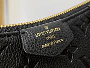  Louis Vuitton Easy Pouch On Strap bag in black Monogram Empreinte leather 19*12*3cm - 4