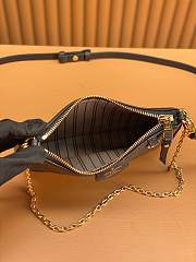  Louis Vuitton Easy Pouch On Strap bag in black Monogram Empreinte leather 19*12*3cm - 5